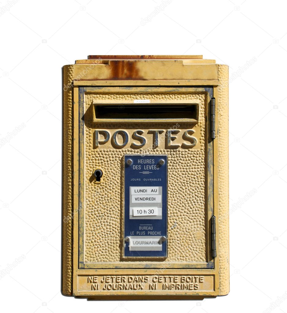 French post box provence