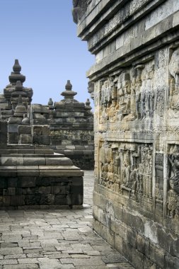 Borobudur tempel muren java Indonesië