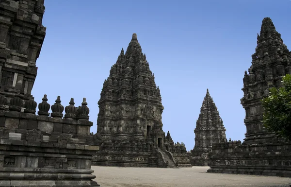 Prambanan chrámy yogyakarta java Indonésie — Stock fotografie