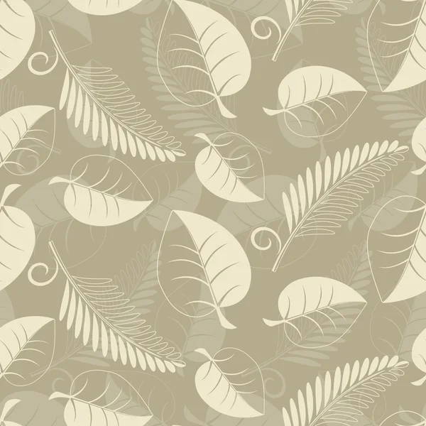 Decorative vintage leaves. Seamless pattern. — Stock Vector © isveta ...