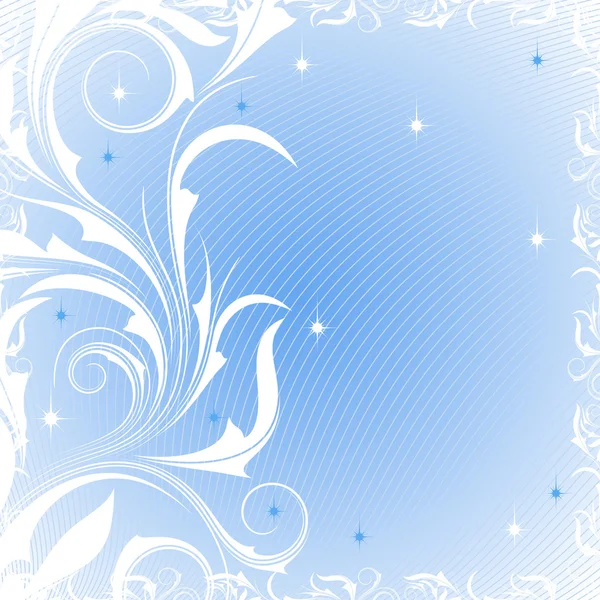 Background with frosty patterns