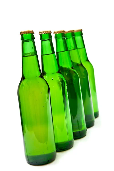 Row from beers — Stock Photo, Image
