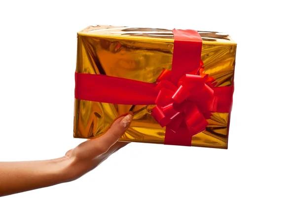 Женская подарочная коробка — стоковое фото