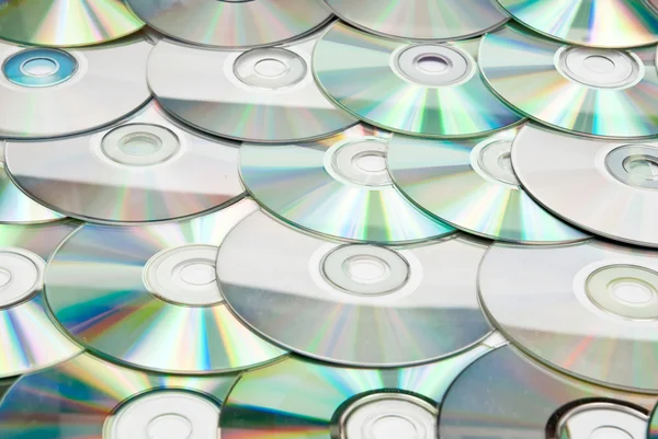 CDs background — Stock Photo, Image