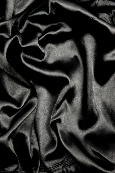 ブラック サテン — ストック写真
