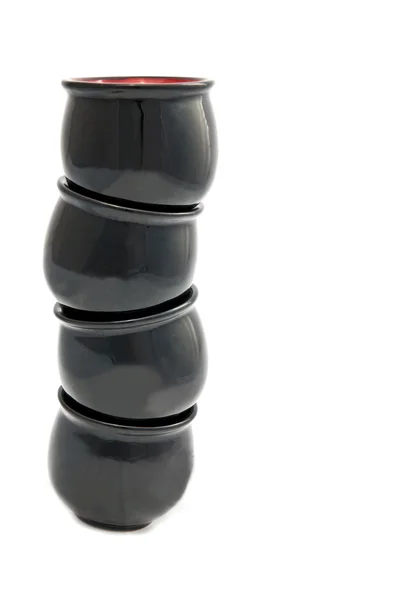 Věž z černé poháry — Stock fotografie