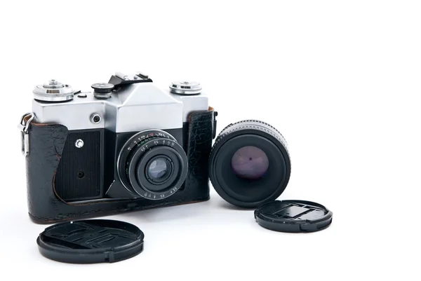Retro stylu fotoaparát — Stock fotografie