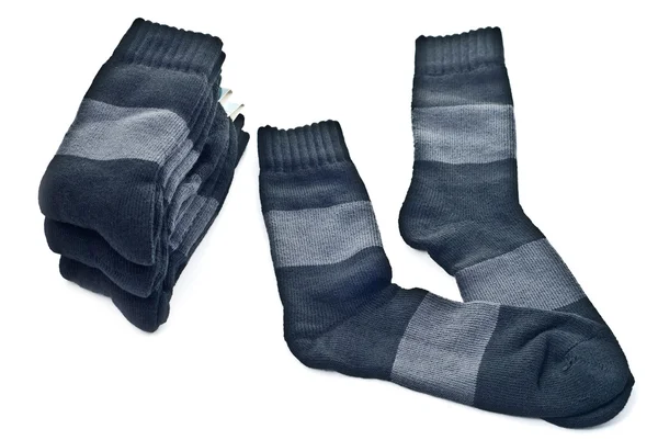 Černé ponožky — Stock fotografie