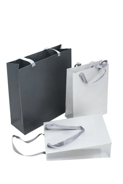 Three gray package — Stock Photo, Image
