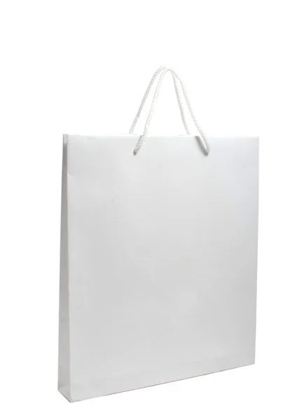 Bolsa blanca — Foto de Stock