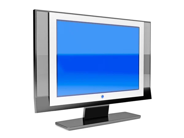 LCD síkképernyős TV-vel — 스톡 사진