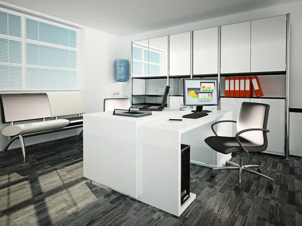 Illustration Workplace Office Room — Stock Photo, Image