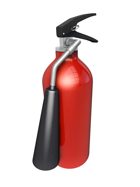 Ilustração Extintor Fogo Isolado Branco — Fotografia de Stock