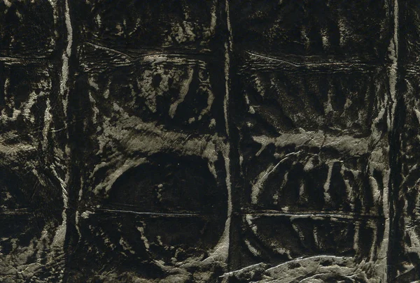 Кожаная текстура чёрного и серебряного крокодила — стоковое фото