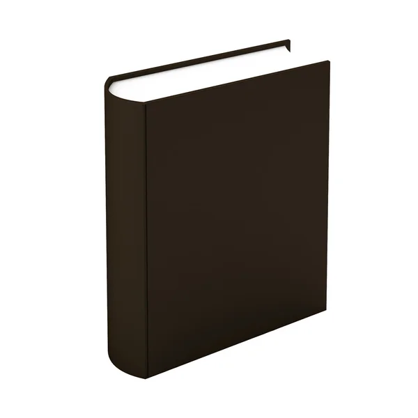 3d renderizado de libro marrón sobre blanco —  Fotos de Stock
