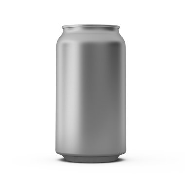 3d render of metal can clipart