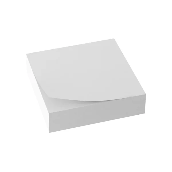 3D renderowania notatki papieru — Zdjęcie stockowe