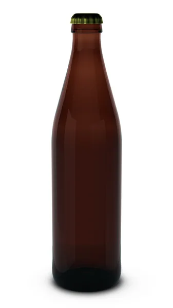 3d renderizado de botella de cerveza — Foto de Stock