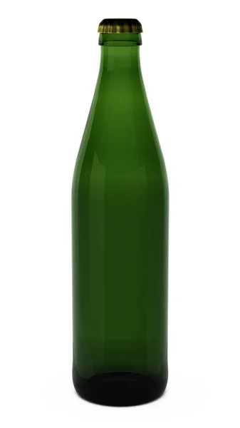 3D gör öl flaska — Stockfoto