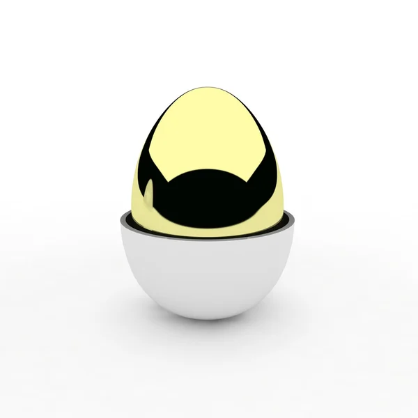 3D render av ägg — Stockfoto