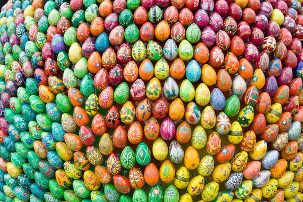 Peste de madeira ovos fundo . — Fotografia de Stock