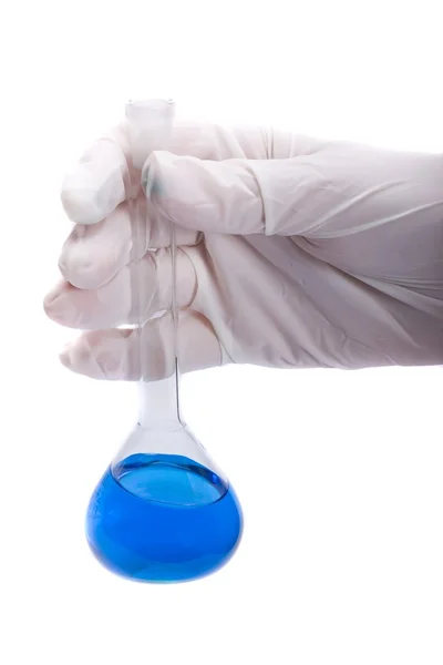 Neue Wasserstoffbrennstoffe im Labor testen. — Stockfoto