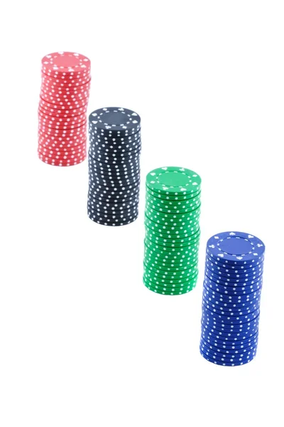Poker Chips. — Stockfoto