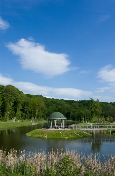 stock image Beautiful park in summer day.