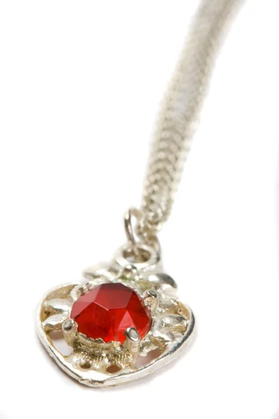 Ruby jewelry. — Stockfoto