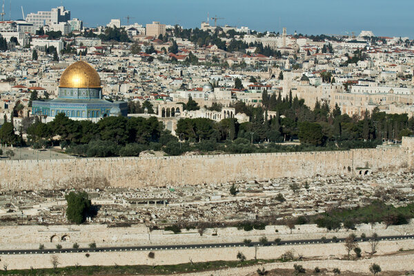 The Temple Mount in Jerusalem, Israel.