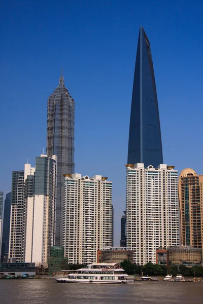stock image Hochhäuser in Shanghai Pudong
