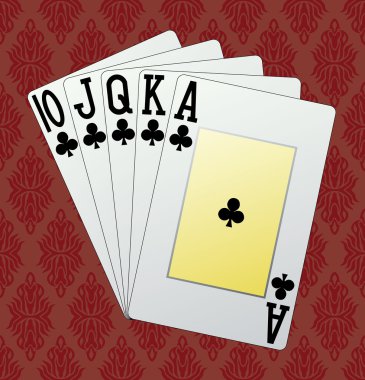 Royal flush clipart