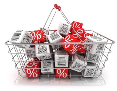 Shopping basket clipart