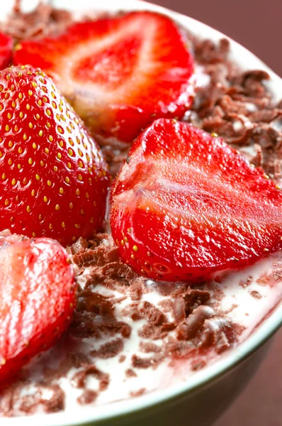 Strawberry Cream Chocolate — Stock Photo, Image