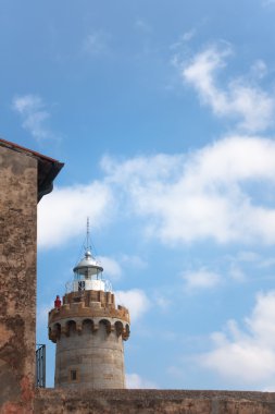 ayrıntı portoferraio deniz feneri, elba Adası