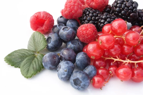Mistura de frutas macias vermelhas — Fotografia de Stock