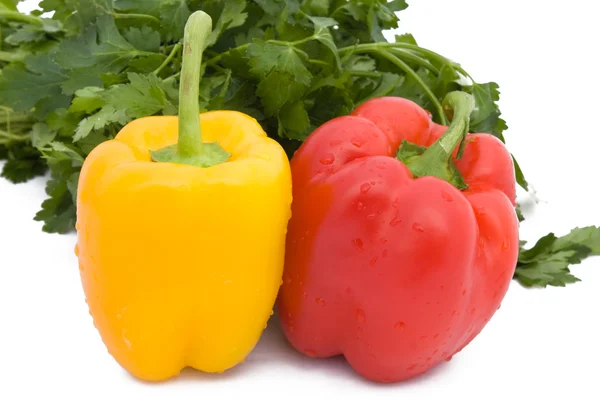 Peppers And Parsley — Stock Photo, Image