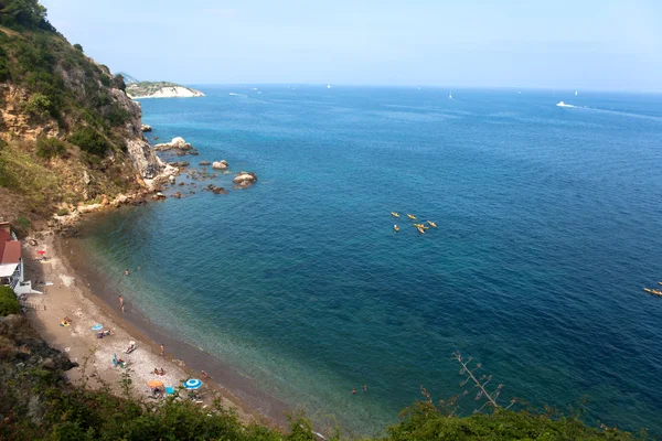 Vista sobre o mar em Portoferraio, Elba Island — Fotografia de Stock