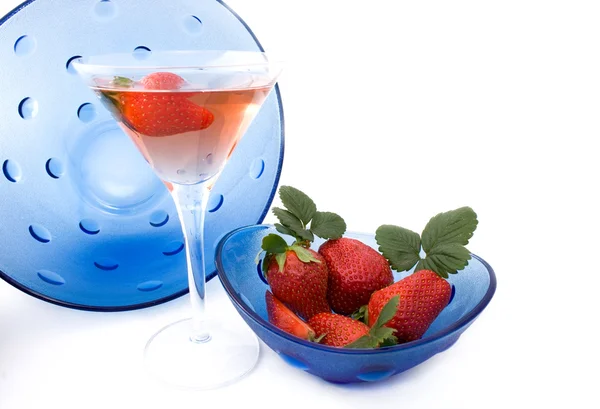 草莓甜酒 — 图库照片