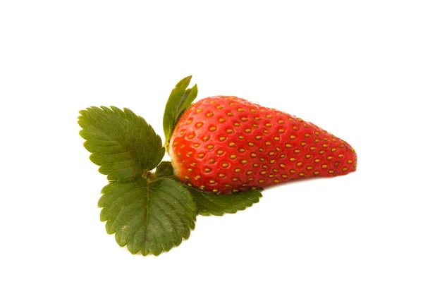 Halbe Erdbeere — Stockfoto