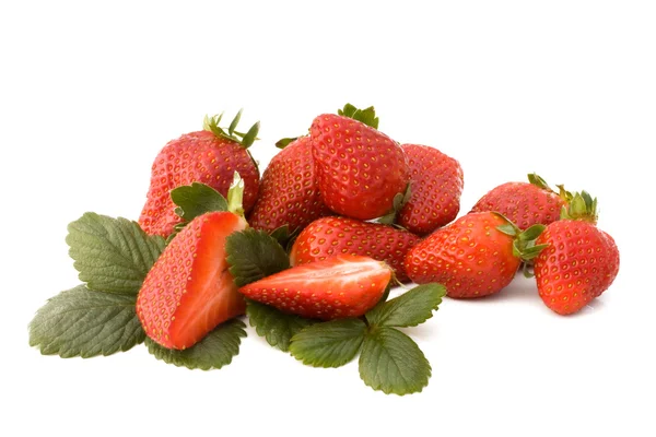Strawberries Isolated On White Background. — Stock Photo, Image