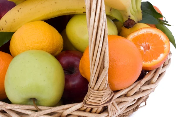 Basket With Mix Of Fruits — Stock Photo, Image