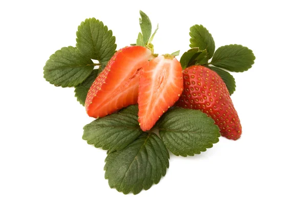 Section Of Strawberry — Stock Photo, Image