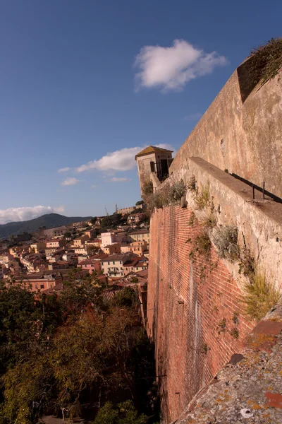 Muro di Forte Stella, Portoferraio, Isola d'Elba — Foto Stock