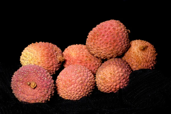 Jedzenie Owoce Martwa Natura Liczi — Zdjęcie stockowe