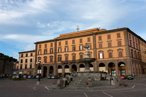 Podróże Piazza Della Rocca Viterbo Lazio Rzym Włochy — Zdjęcie stockowe