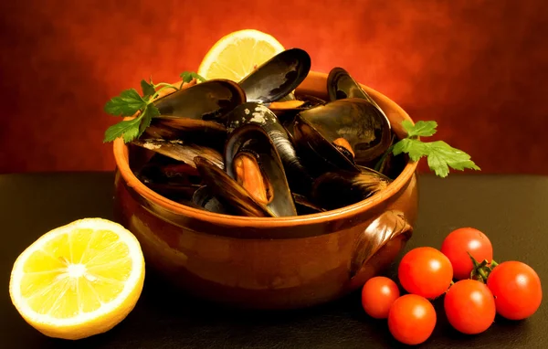 Mussels Soup — Stock Photo, Image