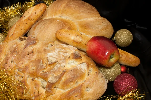 Brood en apple — Stockfoto