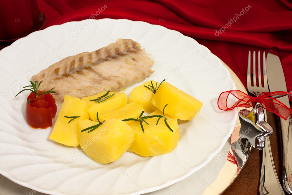 Perch Fillet And Potatoes
