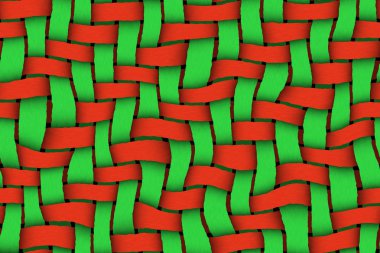 Red - Green Twill Background clipart
